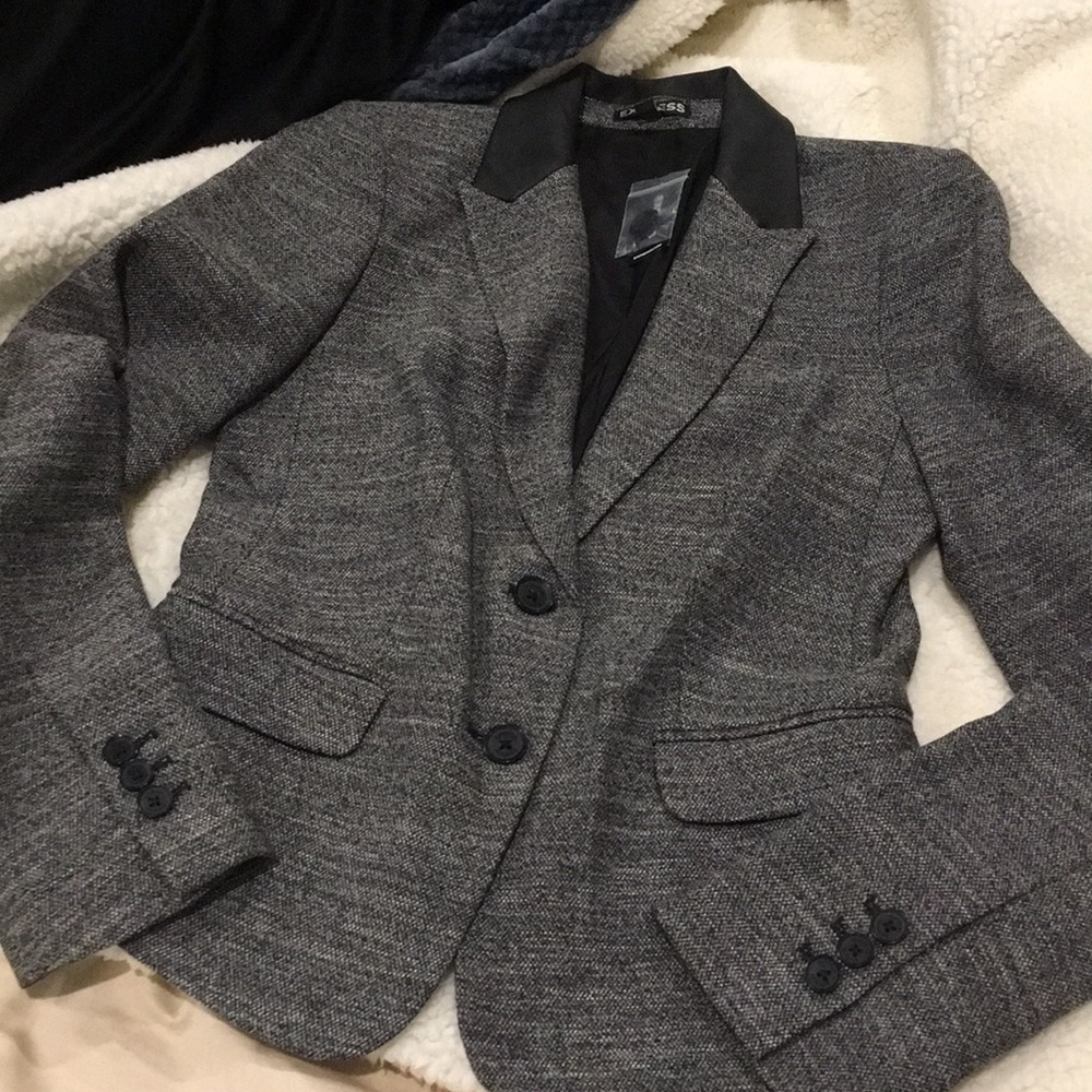 Gray express blazer